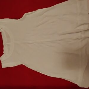 Elegant White Sleeveless Tank Top